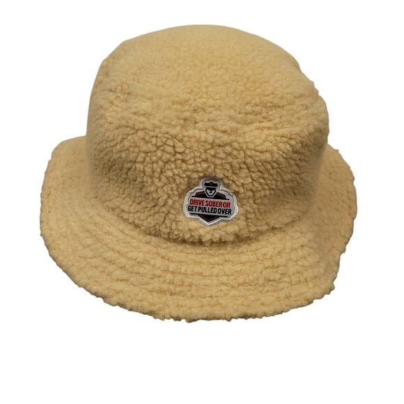 Tampa Bay Devil Rays MLB Sherpa Bucket Hat SGA T Pain Concert Cream EUC - Picture 14 of 15
